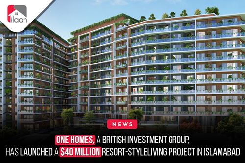 One Homes, a British investment group, has launched a $40 million resort-style living project in Islamabad