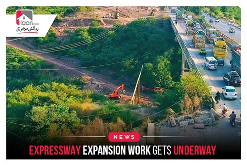 Expressway expansion work gets underway