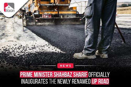 Prime Minister Shahbaz Sharif  officially inaugurates the newly  renamed IJP Road