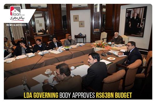 LDA governing body approves Rs63bn budget
