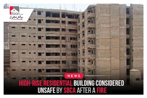 Highrise residential building considered unsafe by SBCA after a fire