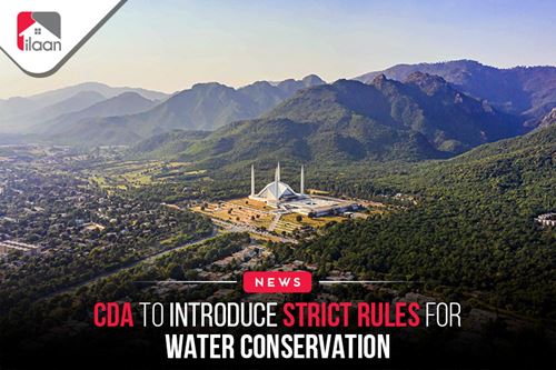 CDA to introduce strict rules for water conservation