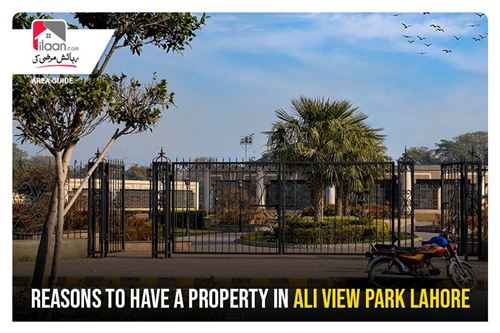 Reasons to Have a Property in Ali View Park Lahore