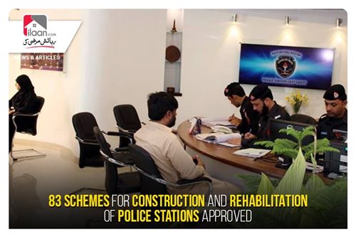 83 schemes for construction and rehabilitation of police stations approved
