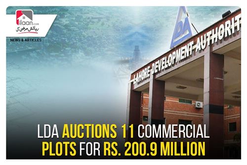 LDA auctions 11 commercial plots for Rs. 200.9 million