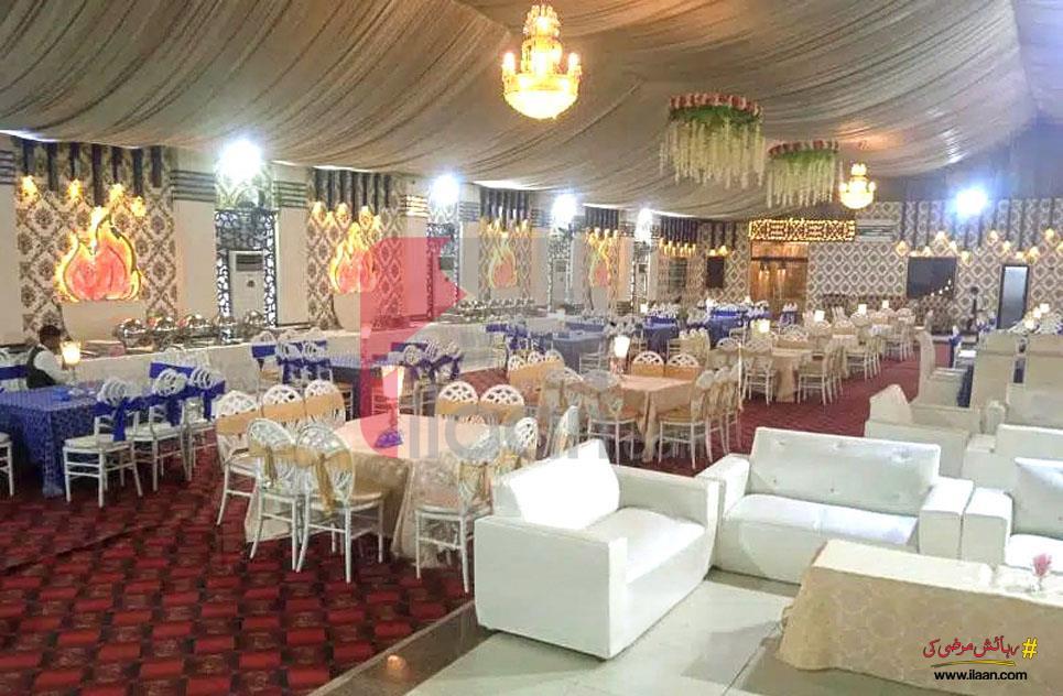 1600 Sq.yd Marriage Hall for Rent on Abul Hassan Isphani Road, Karachi