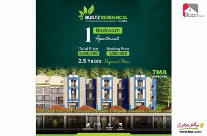 1 Bed Apartment for Sale in Builtz Residencia Homes, Murree Expressway, Musyari, Murree
