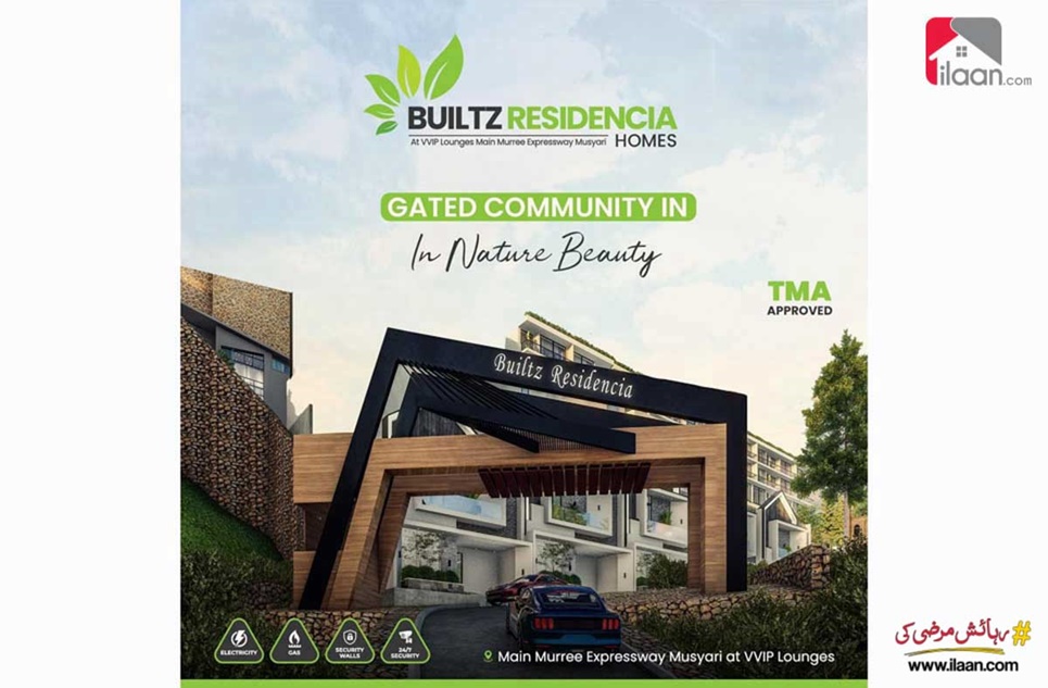 1 Bed Apartment for Sale in Builtz Residencia Homes, Murree Expressway, Musyari, Murree