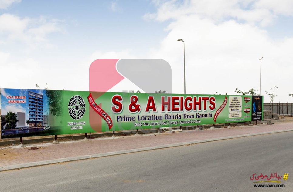 490 Sq.ft Shop for Sale in S & A Heights, Bahria Town, Karachi