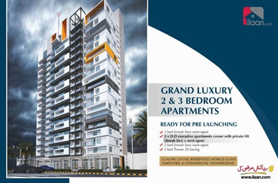 2 Bed Apartment for Sale in Jinnah Heights 2, Bahria Town, Karachi