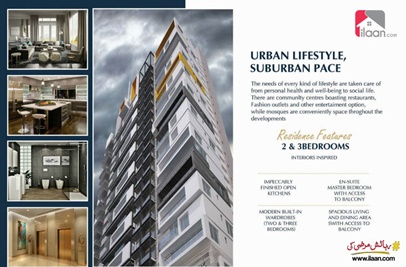 2 Bed Apartment for Sale in Jinnah Heights 2, Bahria Town, Karachi
