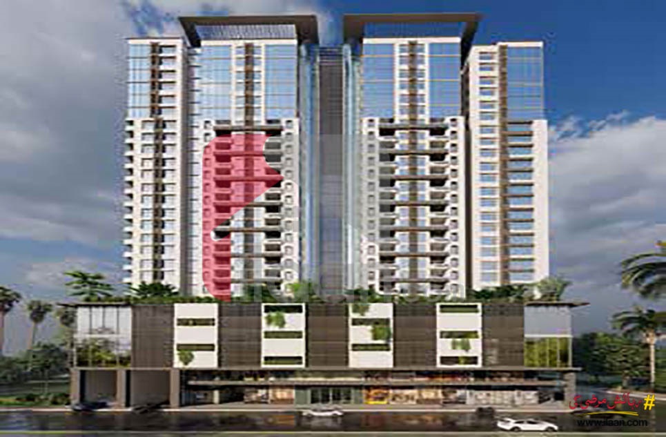 3 Bed Apartment for Sale in Al-Zahra Residency, Danzoo Commercial, Bahria Town, Karachi (Duplex Platinum, Full Danzoo Park view)