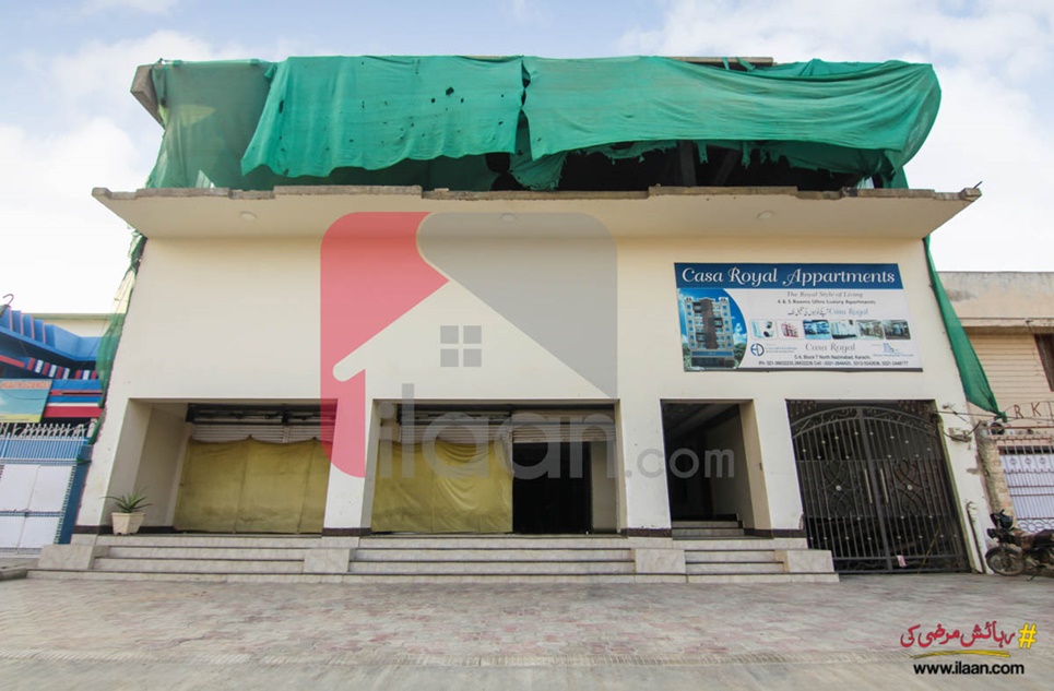 8714 Sq.ft Shop for Sale in Casa Royal Apartments, Block T, North Nazimabad Town, Karachi