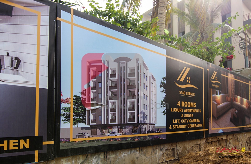 Apartment for Sale in Saad Corner, Block 3, Gulshan-e-iqbal, Karachi 