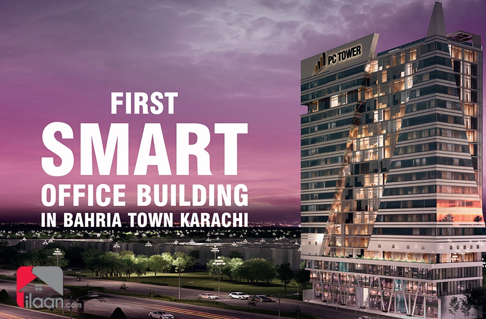 600 Sq.ft Office for Sale (Fourth Floor) in PC Tower, Jinnah Avenue, Bahria Town, Karachi