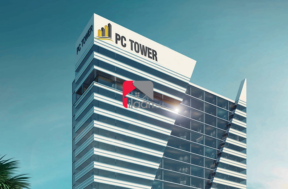 600 Sq.ft Office for Sale (Fourth Floor) in PC Tower, Jinnah Avenue, Bahria Town, Karachi